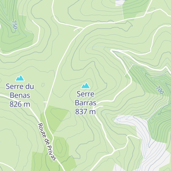 Map of Serre Barras