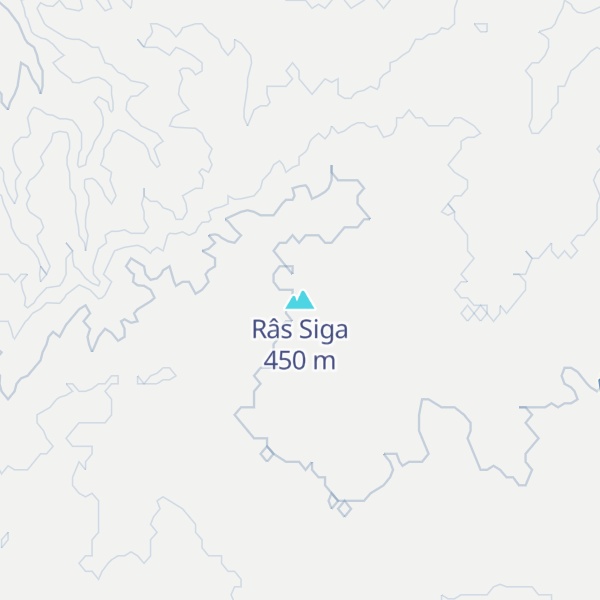 Map of Râs Siga