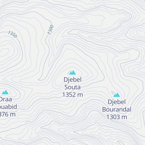 Map of Djebel Souta