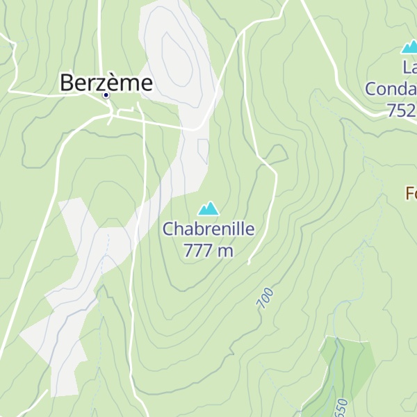 Map of Chabrenille