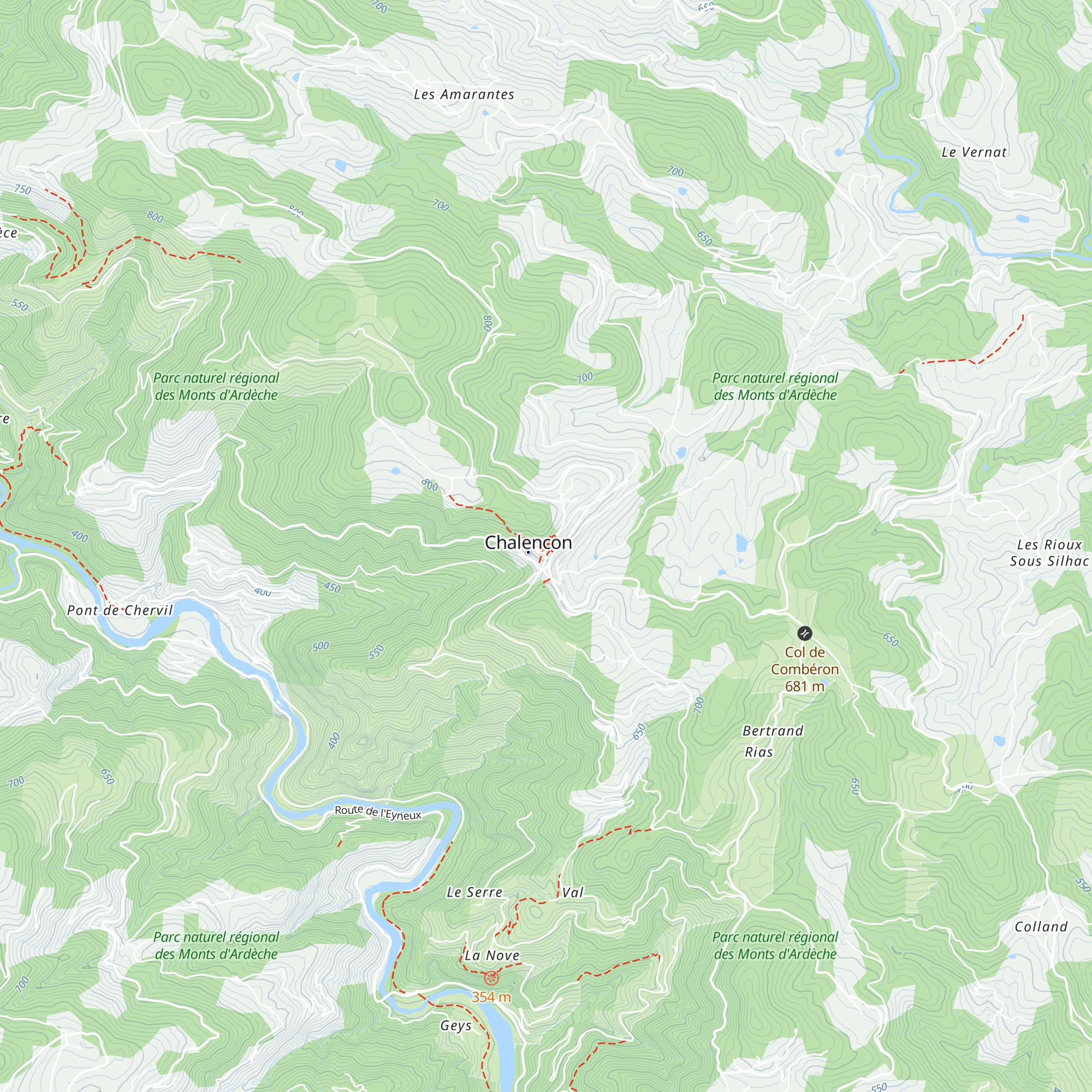 Chataignes et Champignons map