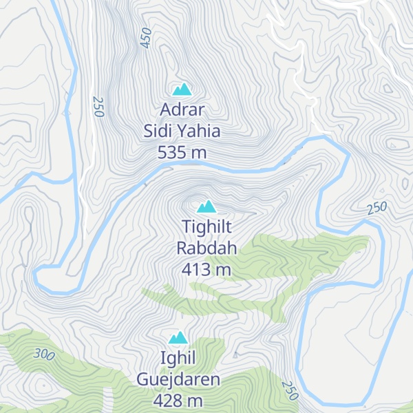 Map of Tighilt Rabdah