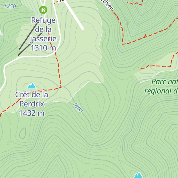 Map of Chalet Bourguisan
