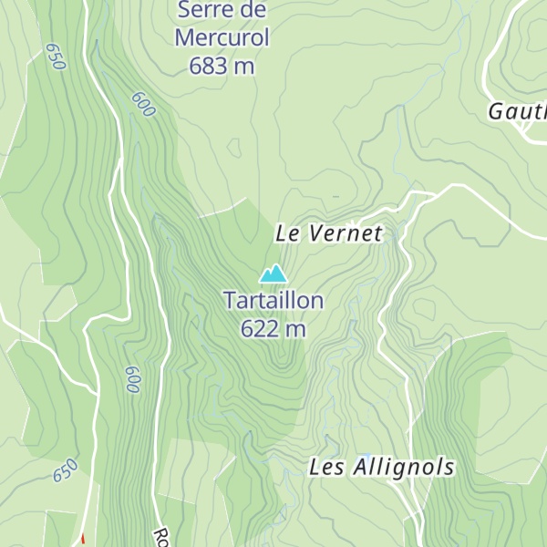 Map of Tartaillon