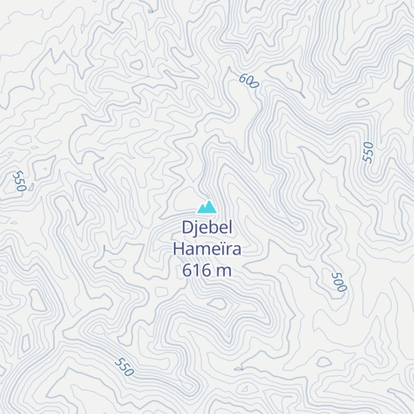 Map of Djebel Hameïra