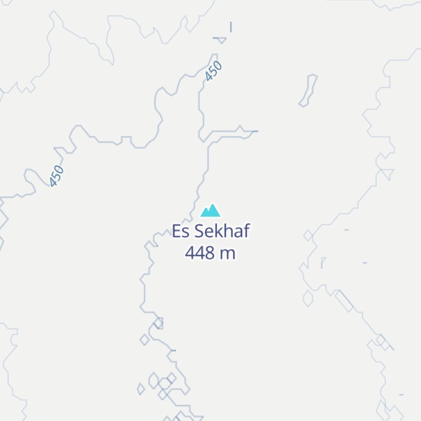 Map of Es Sekhaf