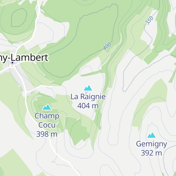 Map of La Raignie