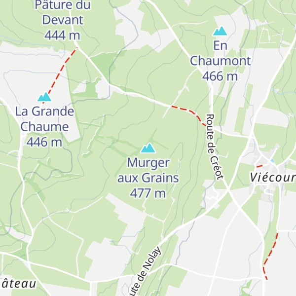 Map of Murger aux Grains