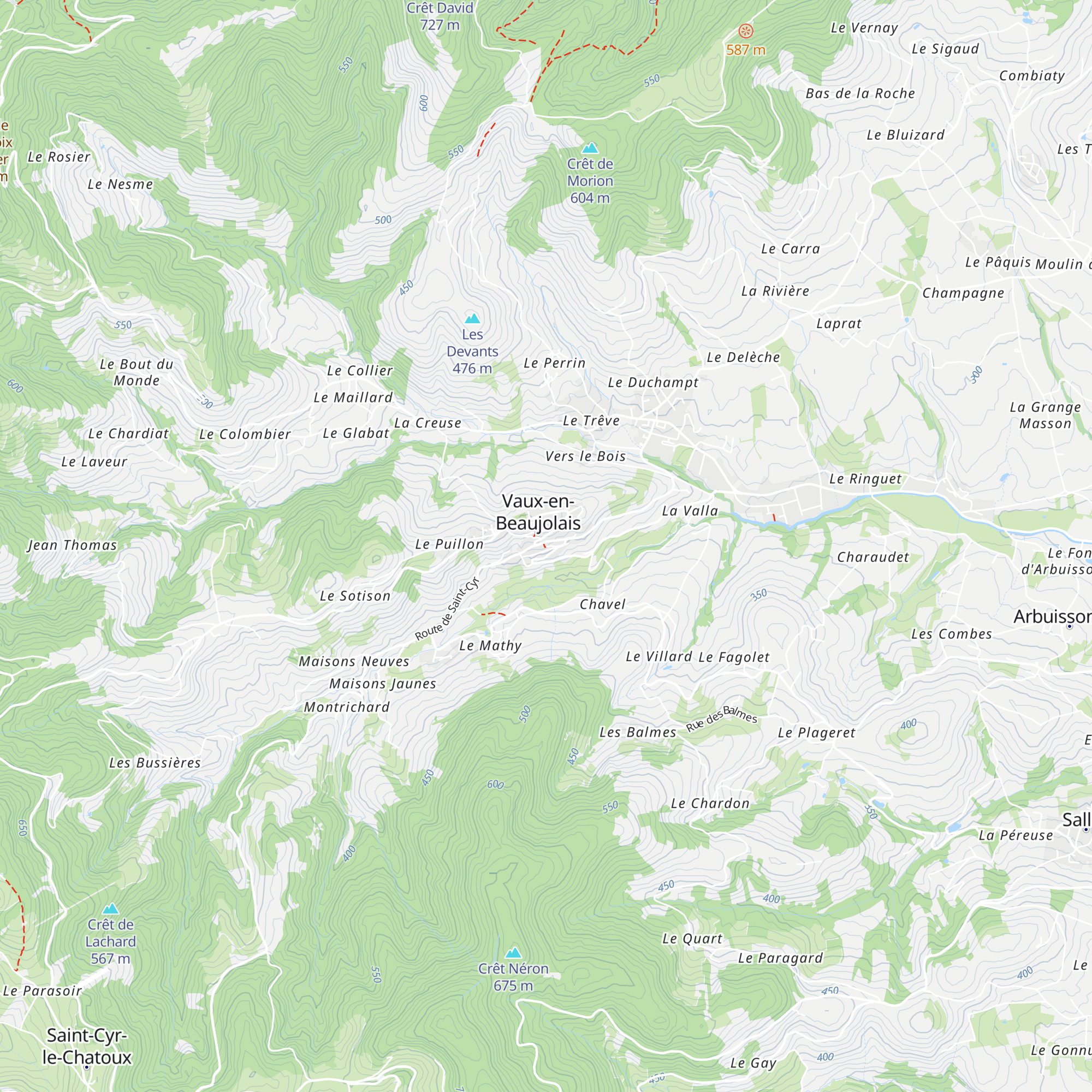 Pôle œnotouristique de Clochemerle map