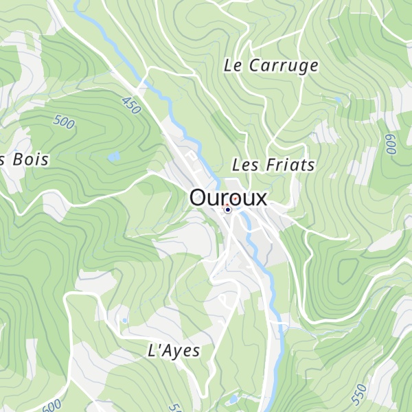 Map of Gîte de l'Animation