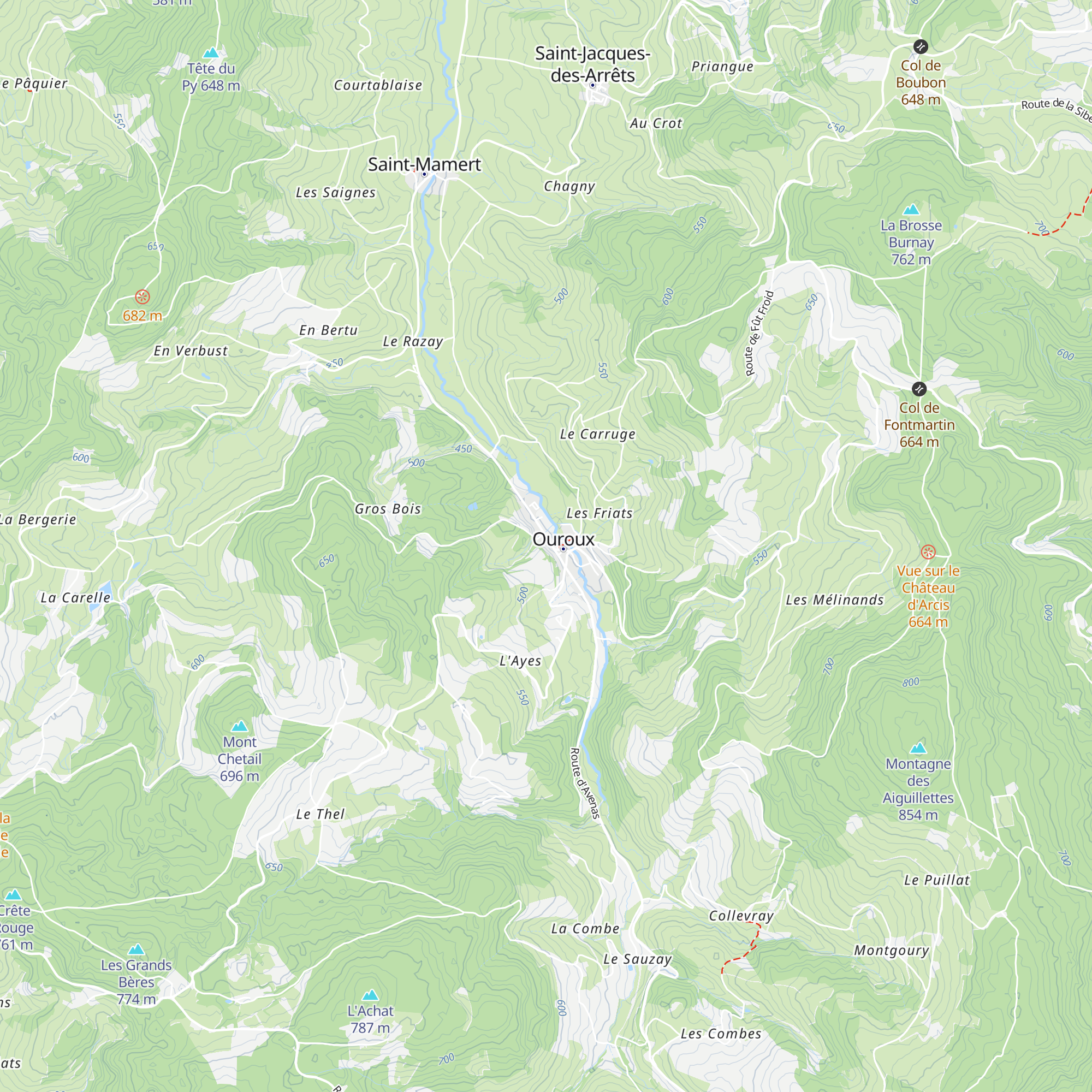 Gîte de l'Animation map