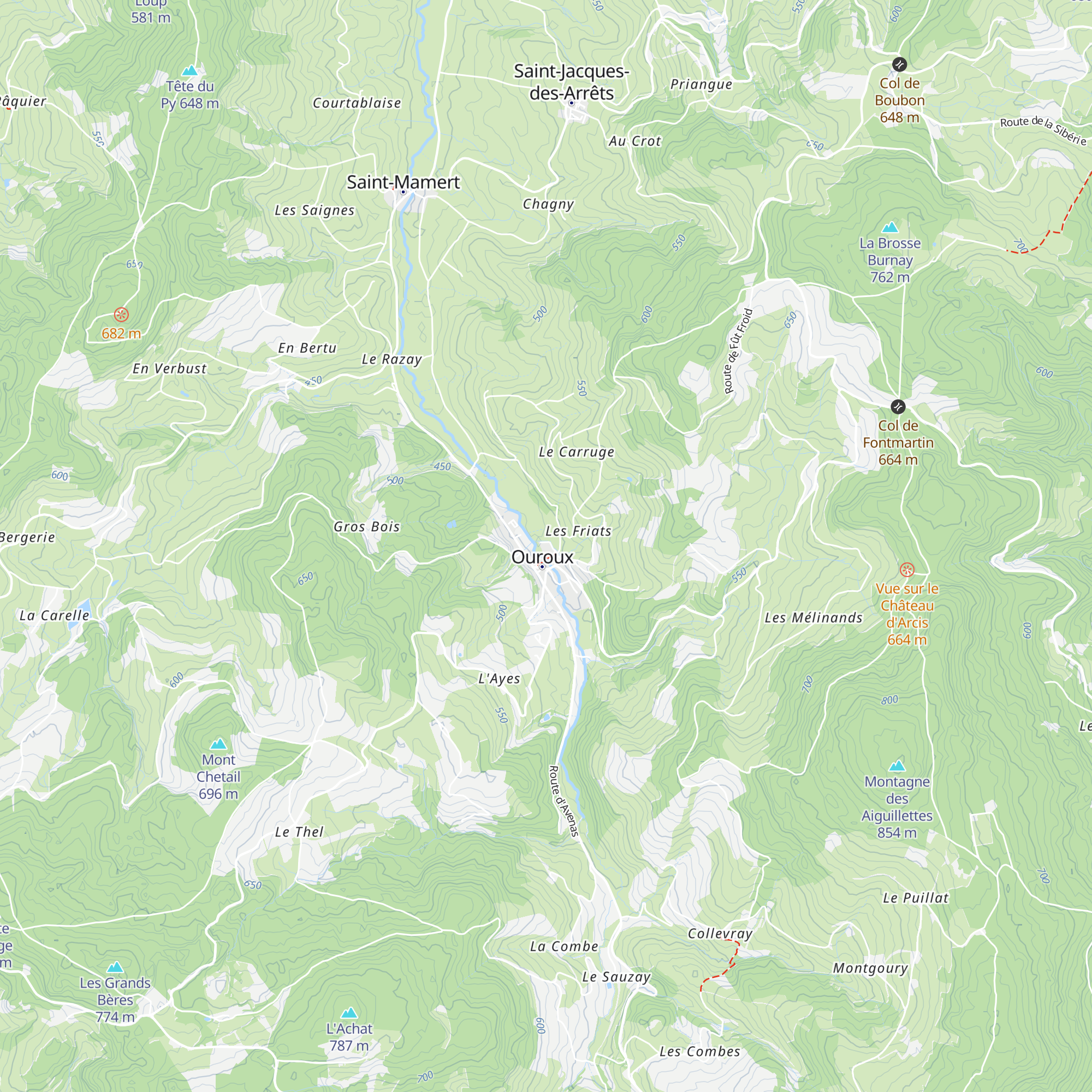 Gîtes du pré de l'écluse map