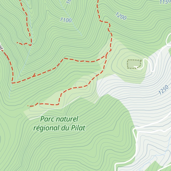 Map of Crêt du Rachat