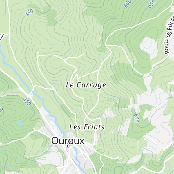 Map of Gîte du Carruge