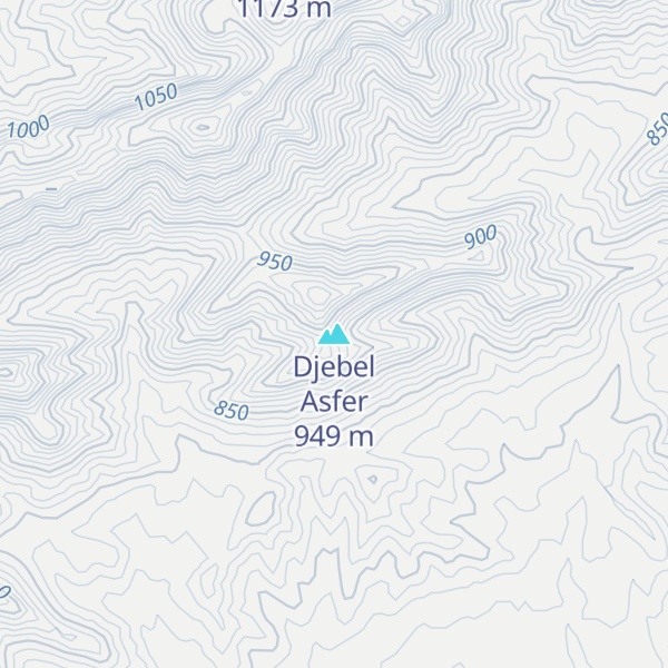 Map of Djebel Asfer