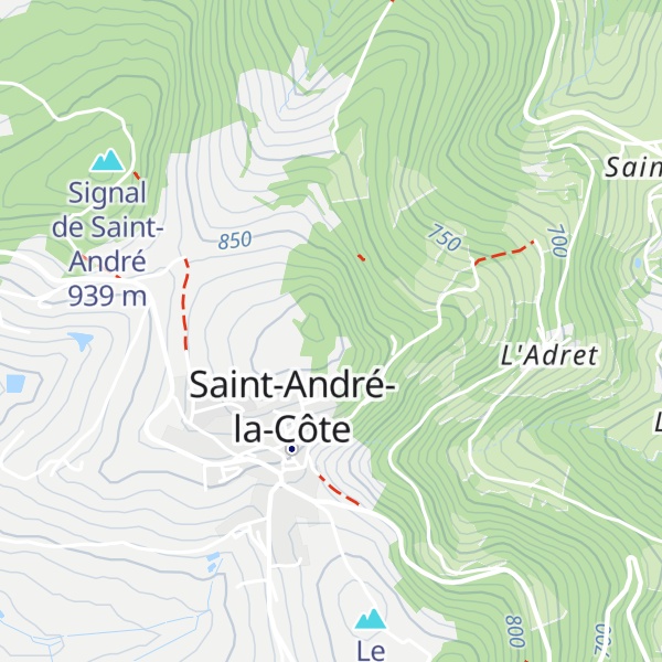 Map of Châtel