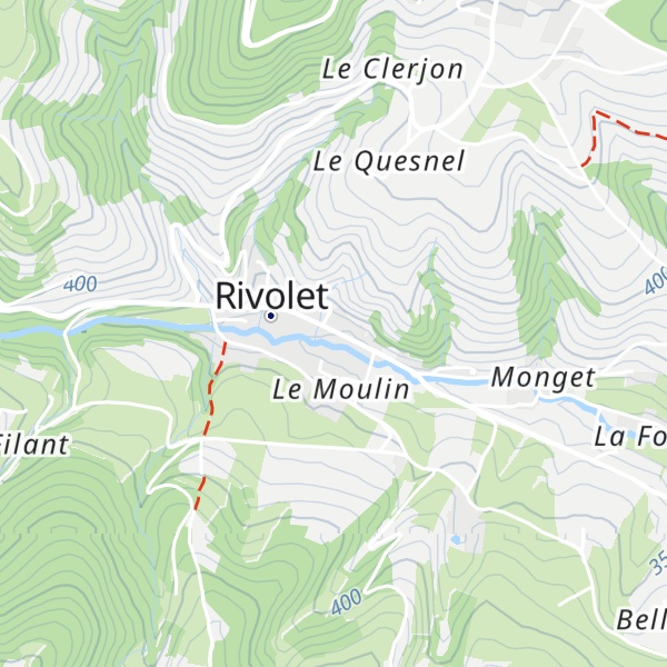 Map of Gîte des Pierres dorées