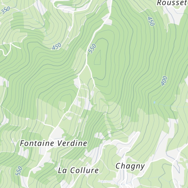 Map of Gîte de Champ de Brand