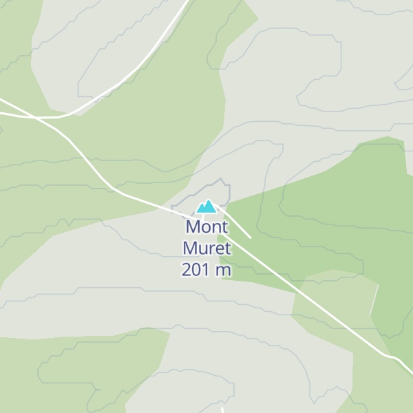 Map of Mont Muret