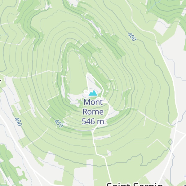 Map of Mont Rome