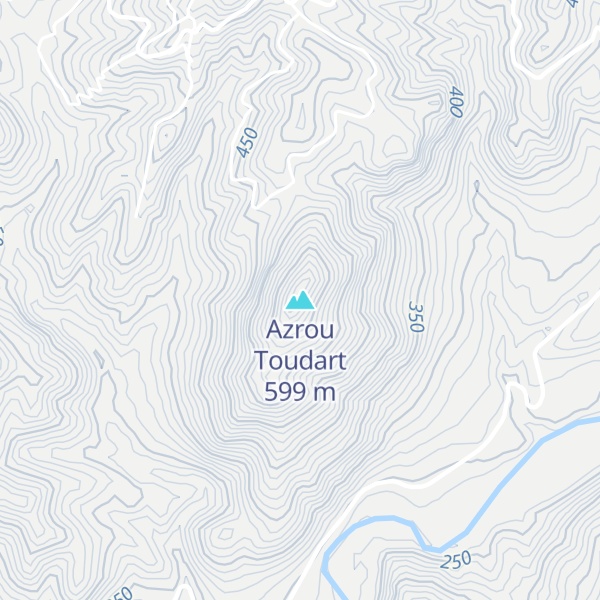 Map of Azrou Toudart