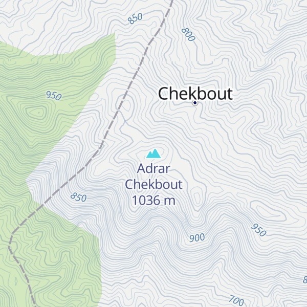 Map of Adrar Chekbout