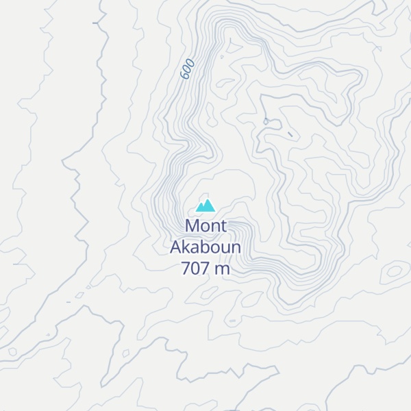 Map of Mont Akaboun