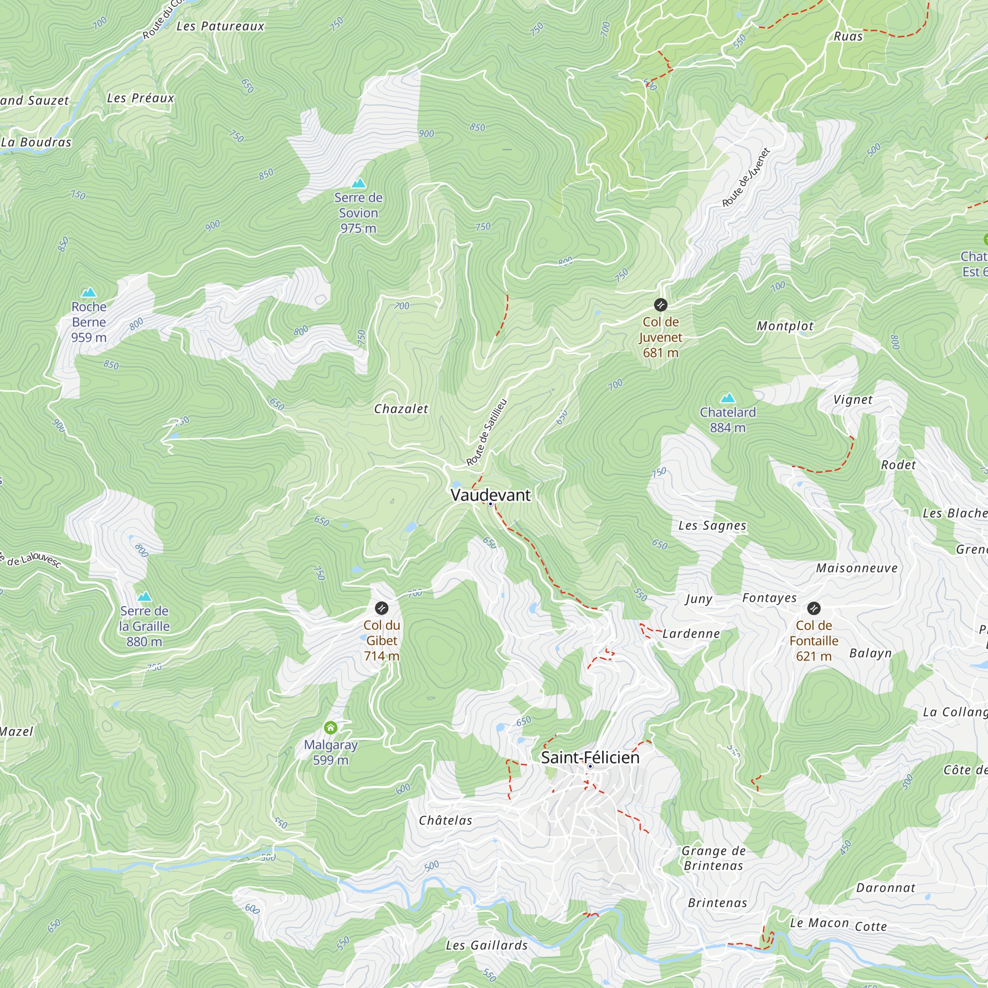 Gîte d'étape communal map