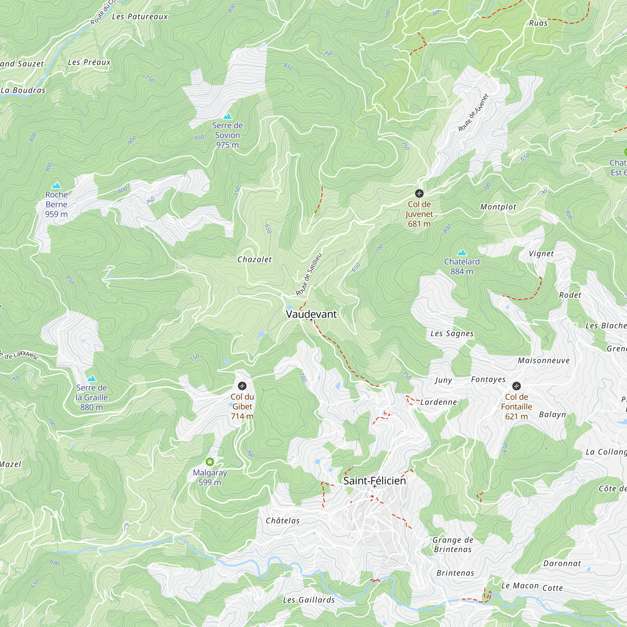 Gîte d'étape communal map