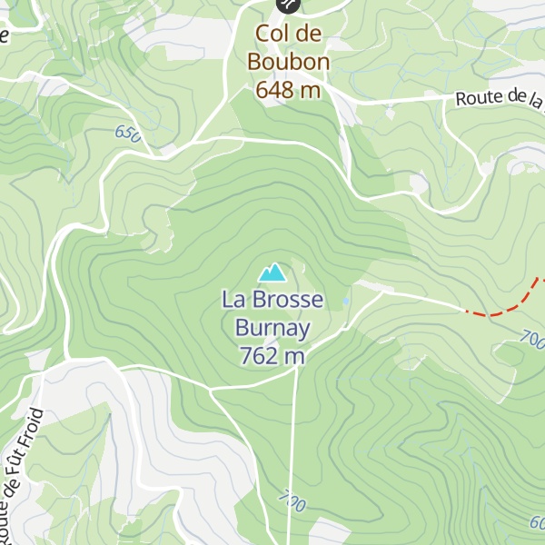 Map of La Brosse Burnay
