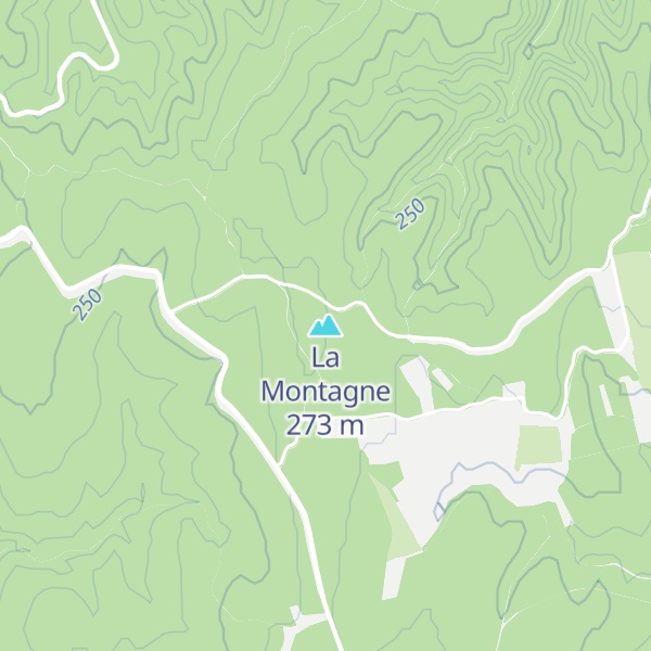 Map of La Montagne