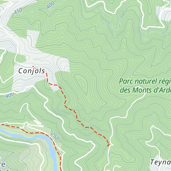 Map of Serre de Peiremourier