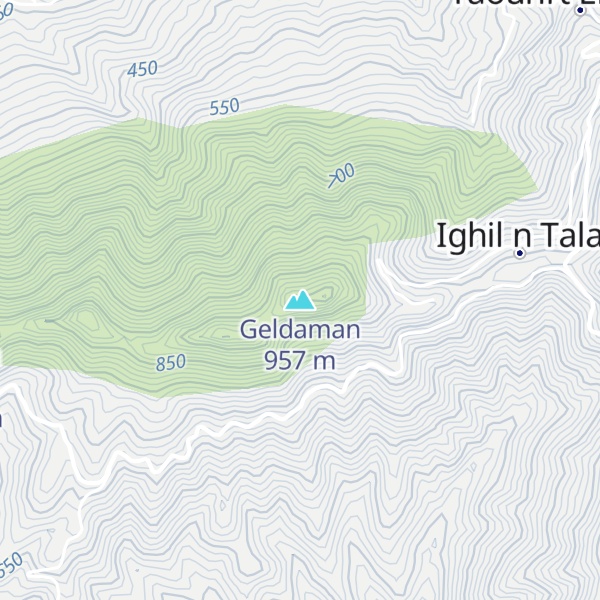 Map of Geldaman
