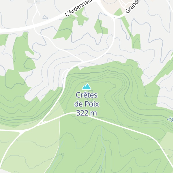 Map of Crêtes de Poix