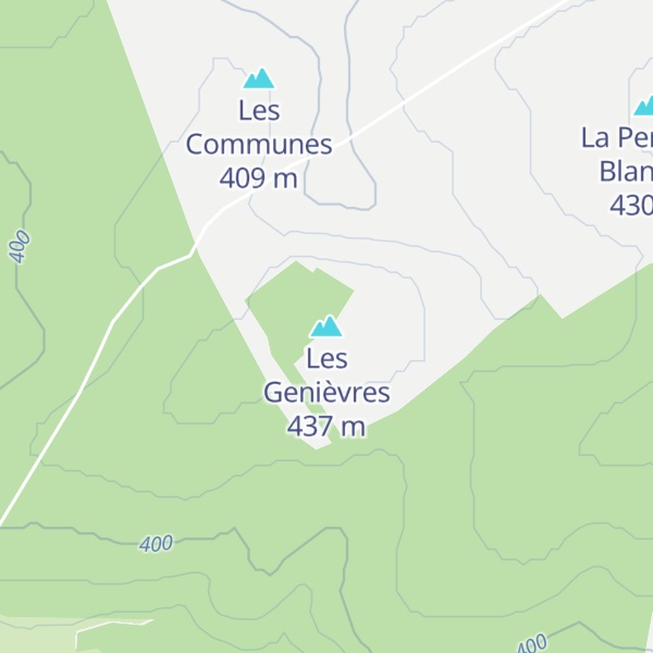 Map of Les Genièvres