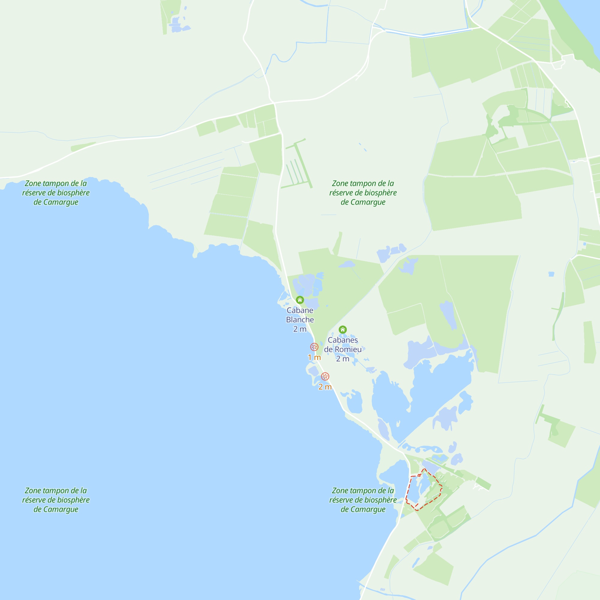 Cabane Blanche map