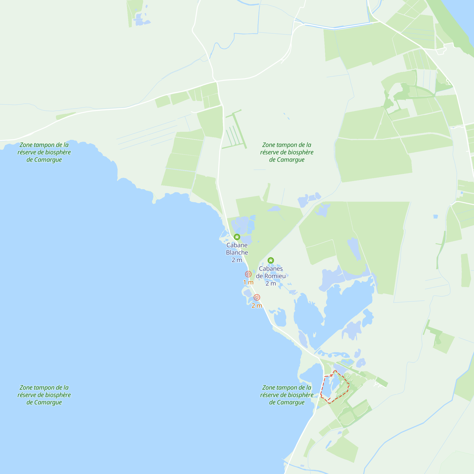 Cabane Blanche map