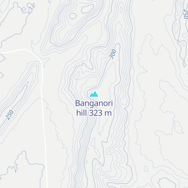 Map of Banganori hill