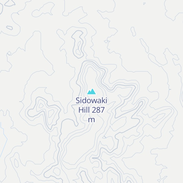 Map of Sidowaki Hill