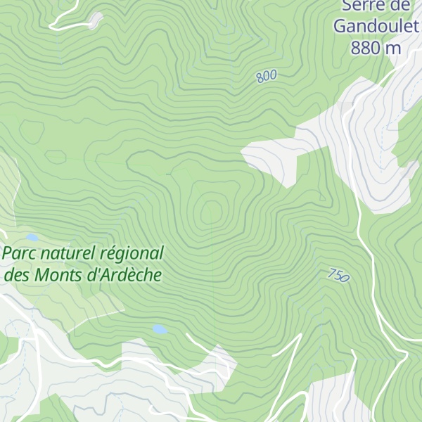Map of Serre de la Roue