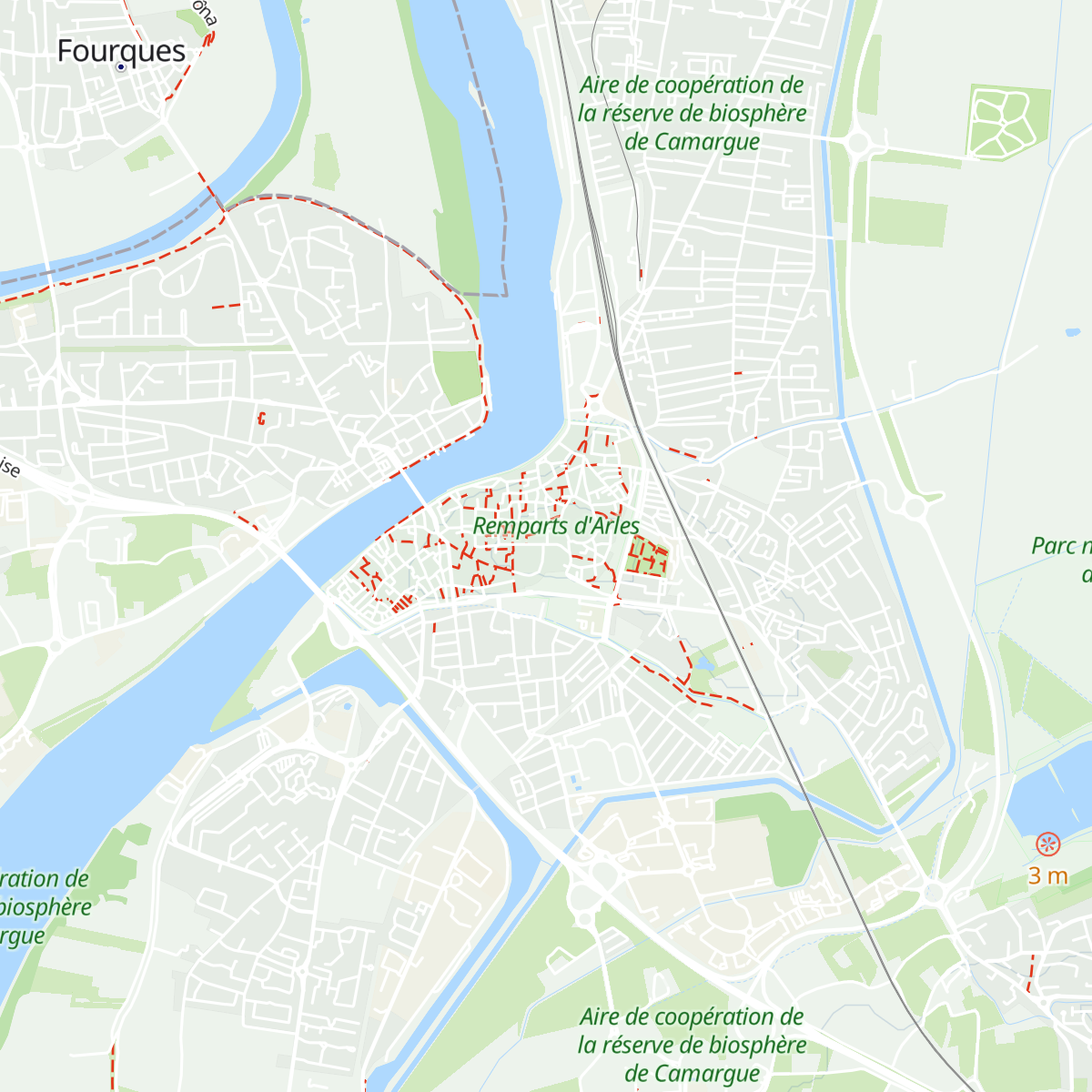 Accueil Théâtre antique d'Arles map