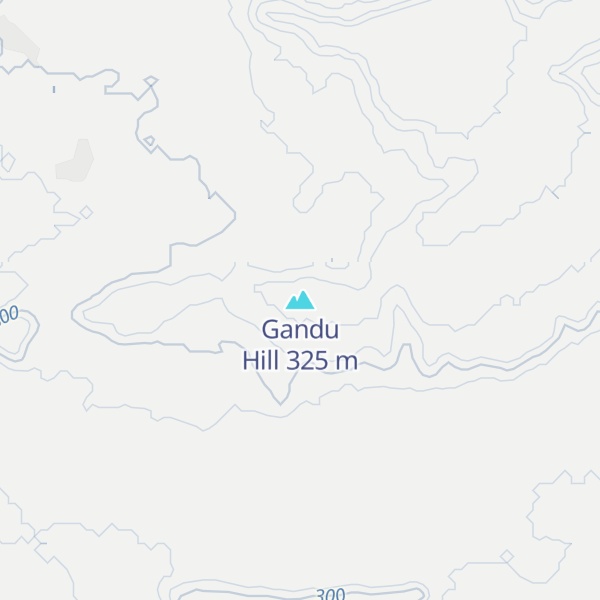 Map of Gandu Hill