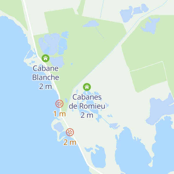 Map of Cabanes de Romieu