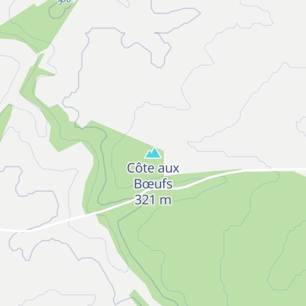Map of Côte aux Bœufs