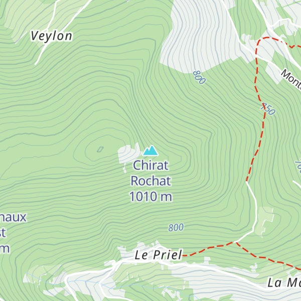 Map of Chirat Rochat