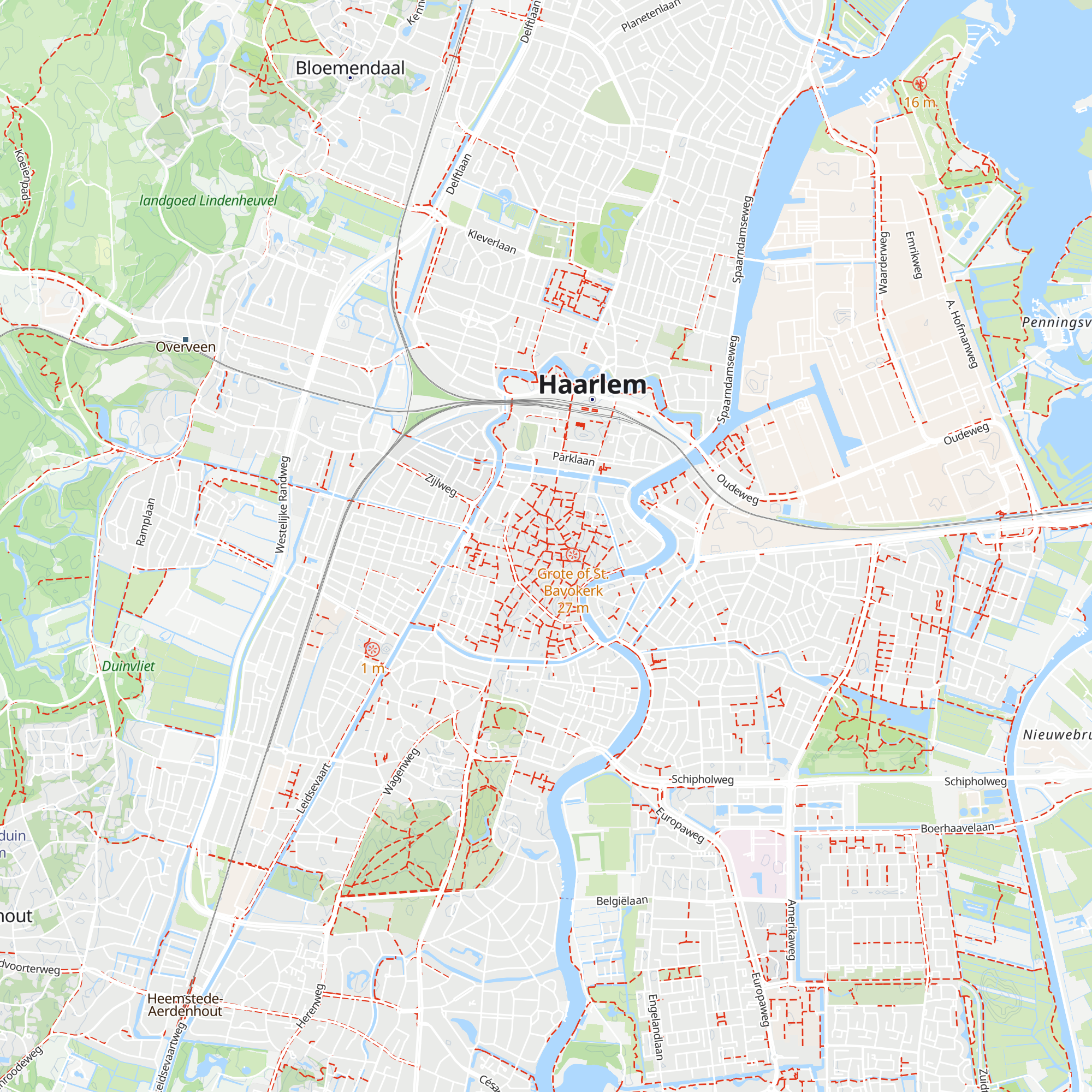 VVV Tourist Information map