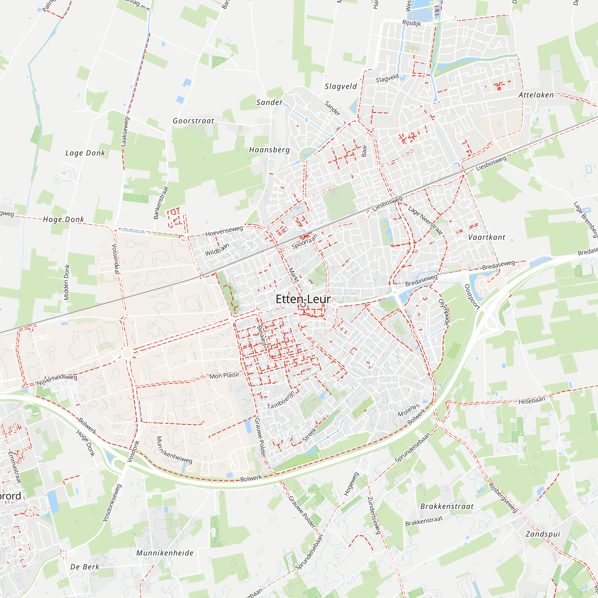 Etten-Leur City Shop map