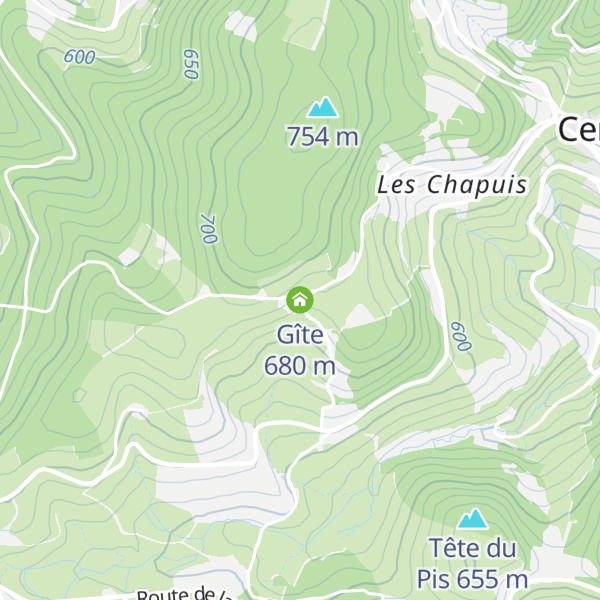 Map of Gîte