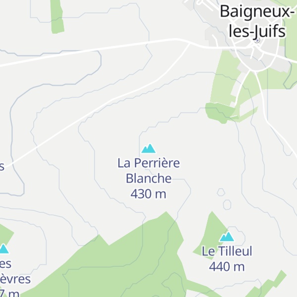 Map of La Perrière Blanche