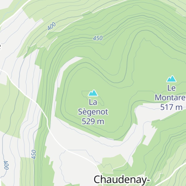 Map of La Sègenot